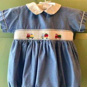 Anavini 18M Boys Smocked Bubble